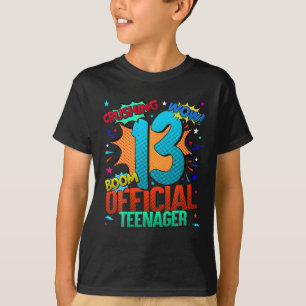 Official Teenager 13th Birthday Awesome Since 2010 T-Shirt