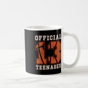 Official Teenager 13th Birthday Boy Party Bysketby Coffee Mug