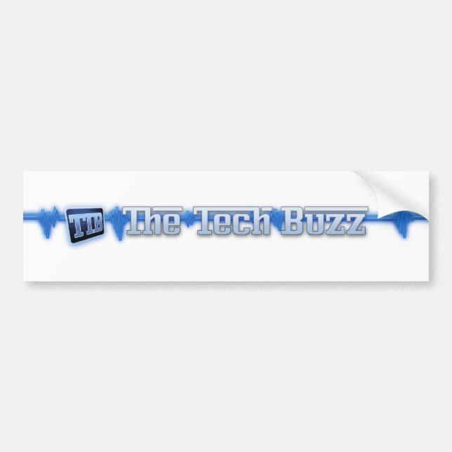 Official The Tech Buzz Logo Stickers (Front)