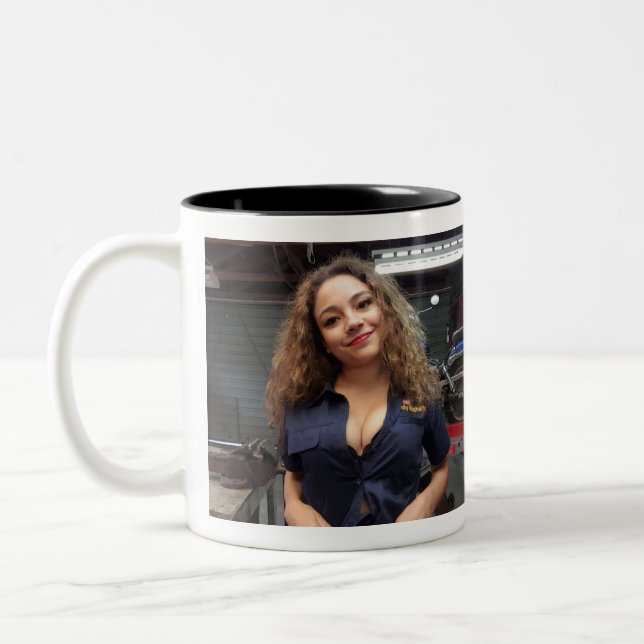 Official Tool Girl Jade drinking vessel Two-Tone Coffee Mug (Left)