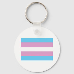 OFFICIAL TRANSGENDER PRIDE FLAG KEYCHAIN
