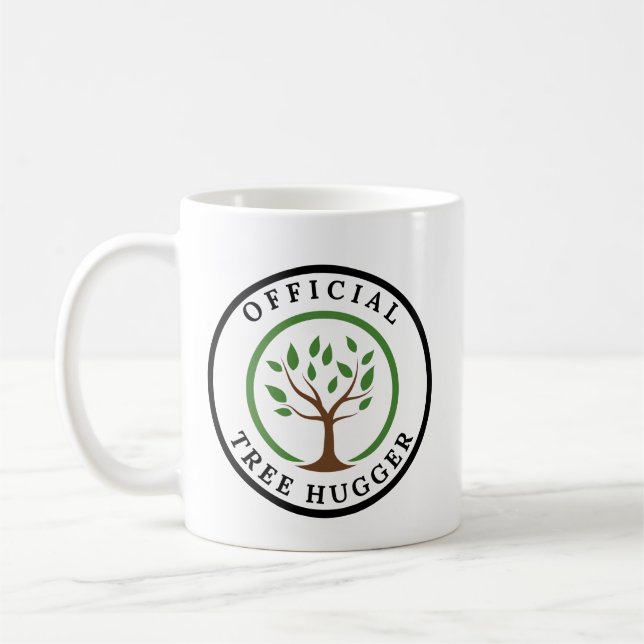 Official Tree Hugger Coffee Mug (Left)