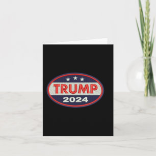 Official Trump 2024 Embroidery Emblem Card