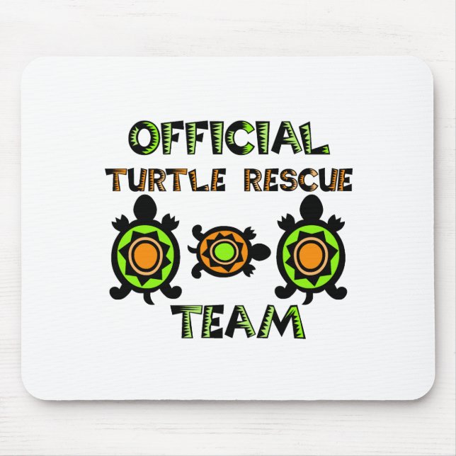 Official Turtle Rescue Team 1 Mouse Pad (Front)