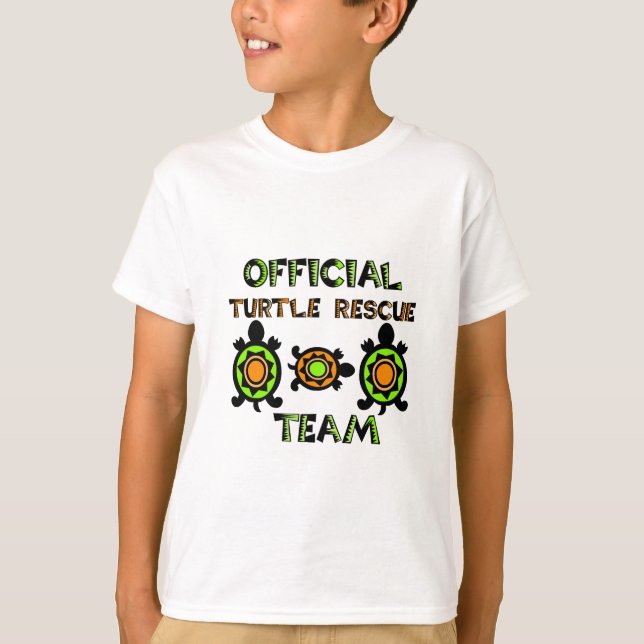 Official Turtle Rescue Team 1 T-Shirt (Front)
