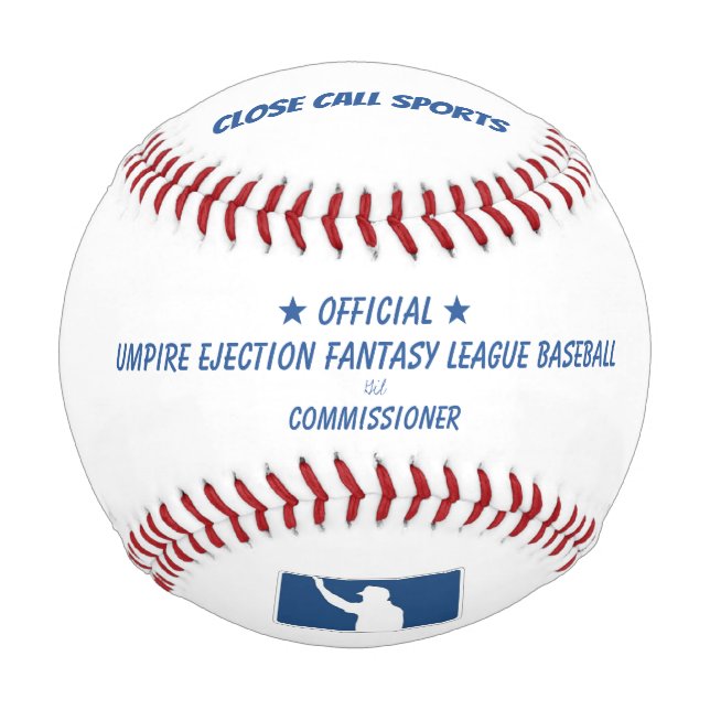 Official Umpire Ejection Fantasy League Baseball (Front)