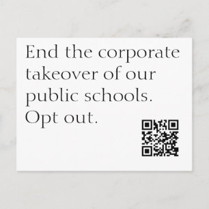 Official United Opt Out Postcards