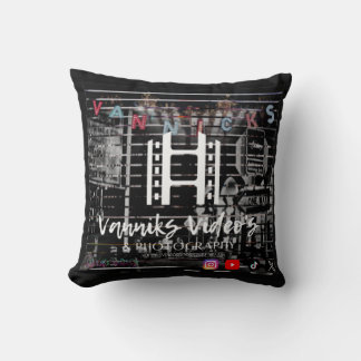 Official Van Fan Throw Pillow_VenniceLogo Pillow