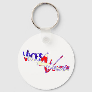 Official Vices 4 Vermin button Keychain