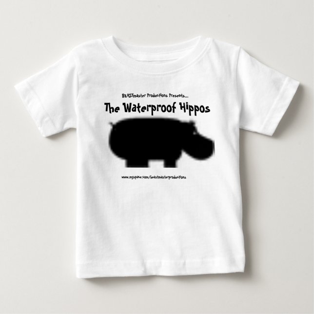 Official Waterproof Hippos Infant Shirt (Front)