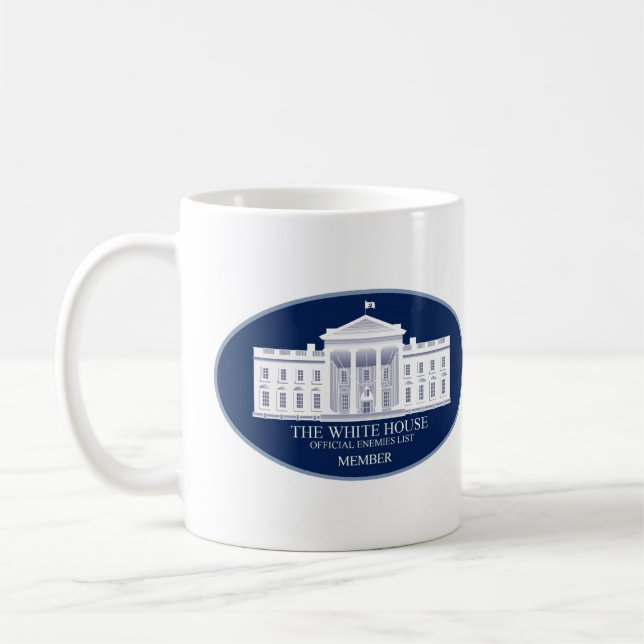 Official White House Enemies List Coffee Mug (Left)
