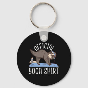 Official Yoga - Funny Yoga Keychain