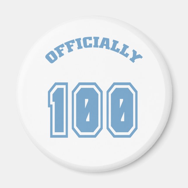Officially 100 magnet (Front)