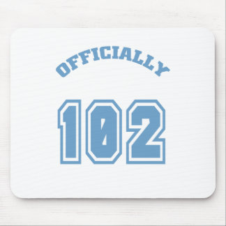 Officially 102 mouse pad
