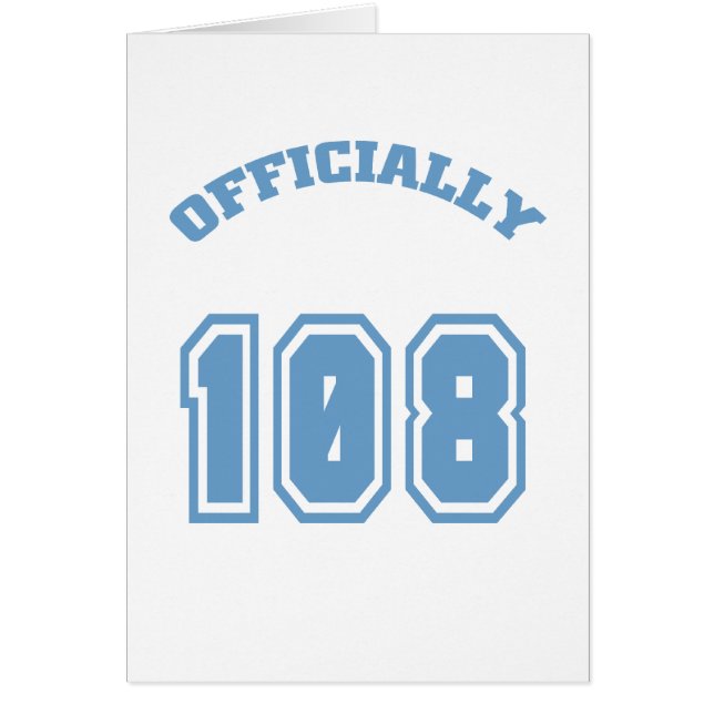 Officially 108 (Front)