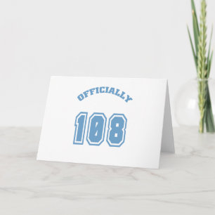 Officially 108 card