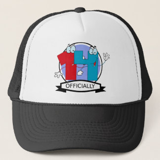 Officially 14 Birthday Banner Trucker Hat