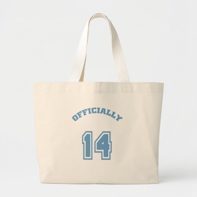Officially 14 large tote bag (Front)