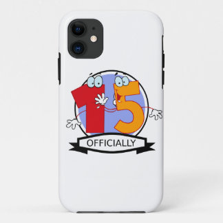 Officially 15 Birthday Banner iPhone 11 Case