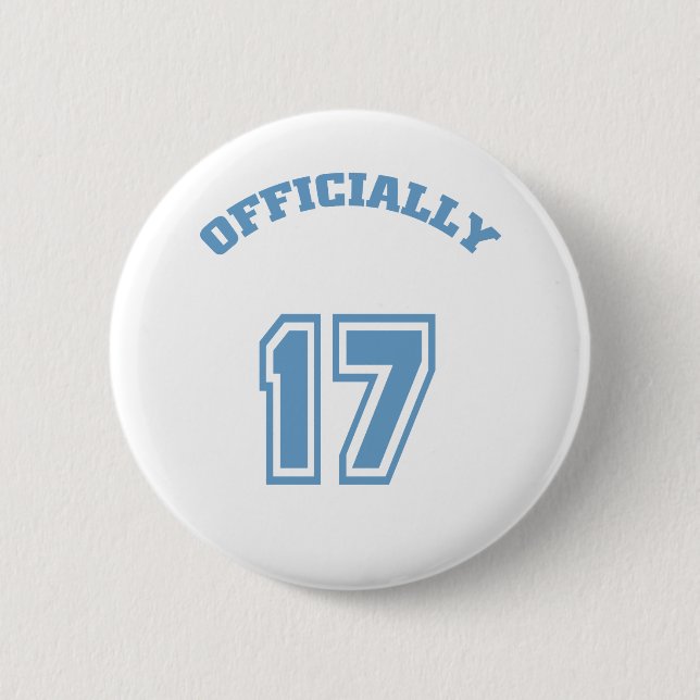Officially 17 2 inch round button (Front)