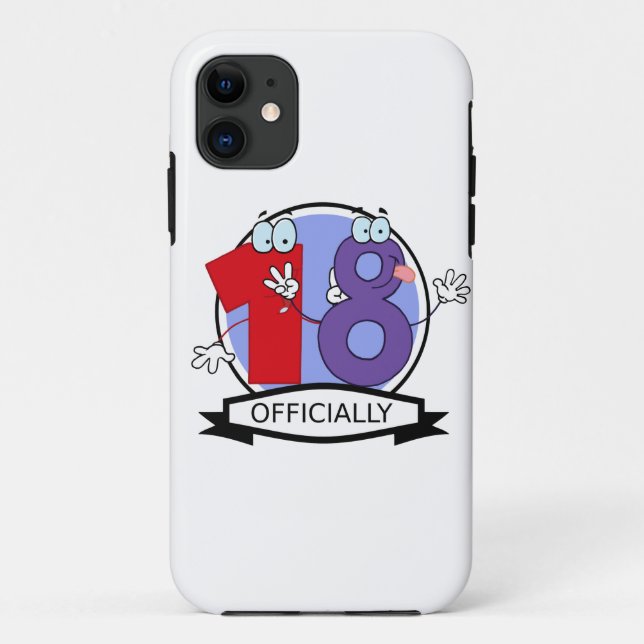 Officially 18 Birthday Banner Case-Mate iPhone Case (Back)