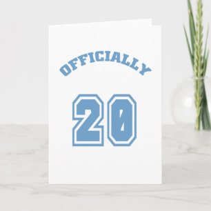 Officially 20 card