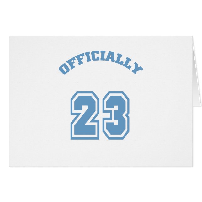 Officially 23 (Front Horizontal)