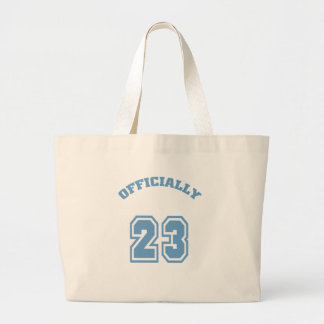 Officially 23 large tote bag