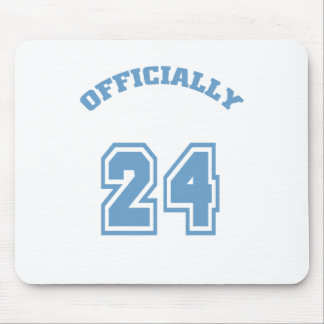 Officially 24 mouse pad