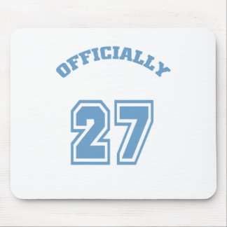 Officially 27 mouse pad