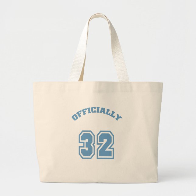 Officially 32 large tote bag (Front)