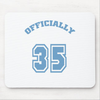 Officially 35 mouse pad