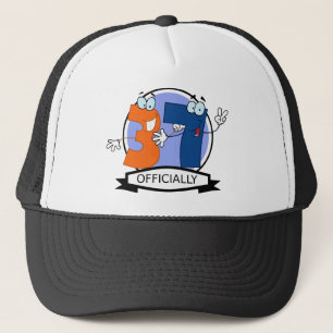 Officially 37 Birthday Banner Trucker Hat