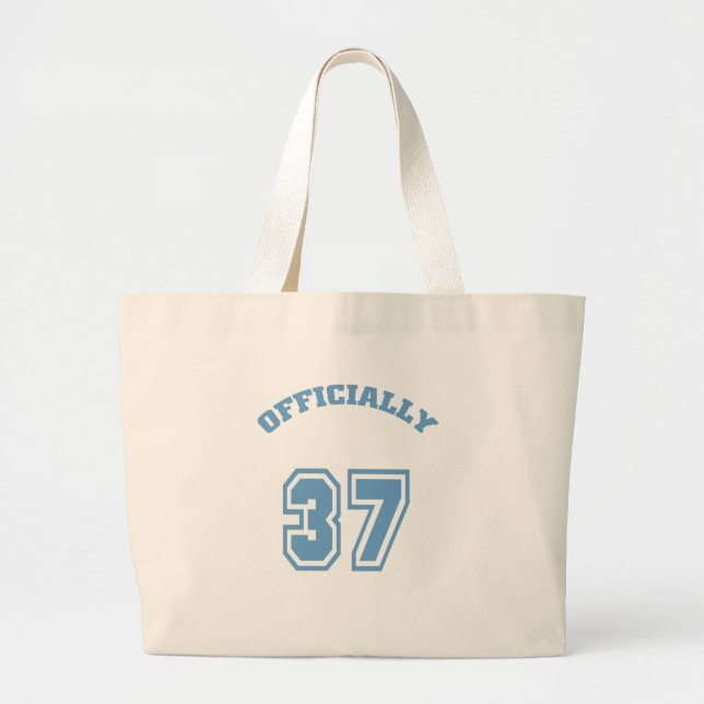 Officially 37 large tote bag (Front)