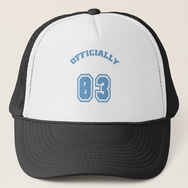 Officially 3 trucker hat (Front)