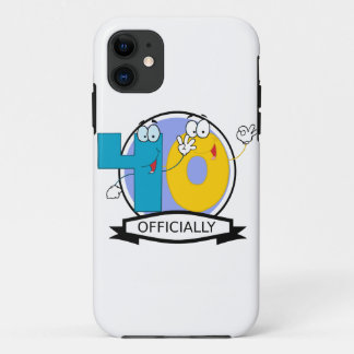 Officially 40 Birthday Banner iPhone 11 Case
