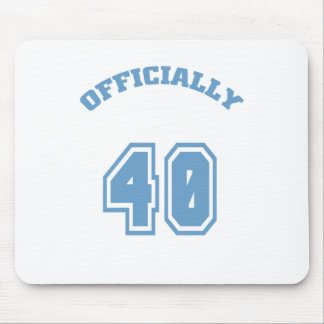 Officially 40 mouse pad