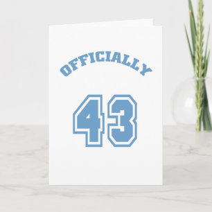 Officially 43 card