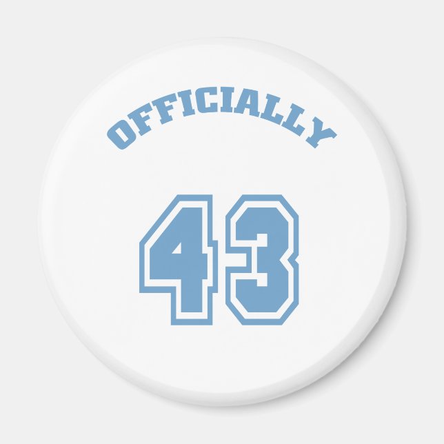 Officially 43 magnet (Front)