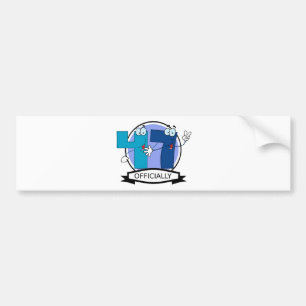 Officially 47 Birthday Banner Bumper Sticker