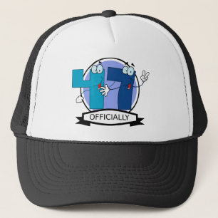 Officially 47 Birthday Banner Trucker Hat