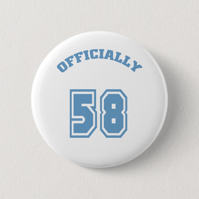 Officially 58 2 inch round button (Front)