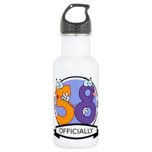 Officially 58th Birthday Number 532 Ml Water Bottle