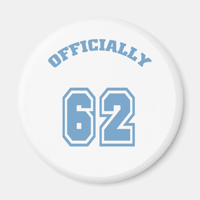 Officially 62 magnet (Front)