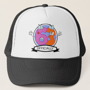 Officially 63 Birthday Banner Trucker Hat