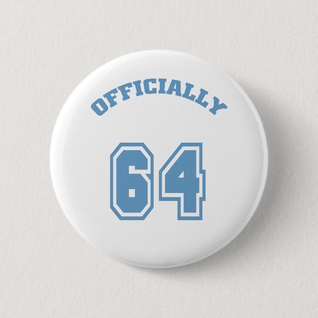 Officially 64 2 inch round button (Front)