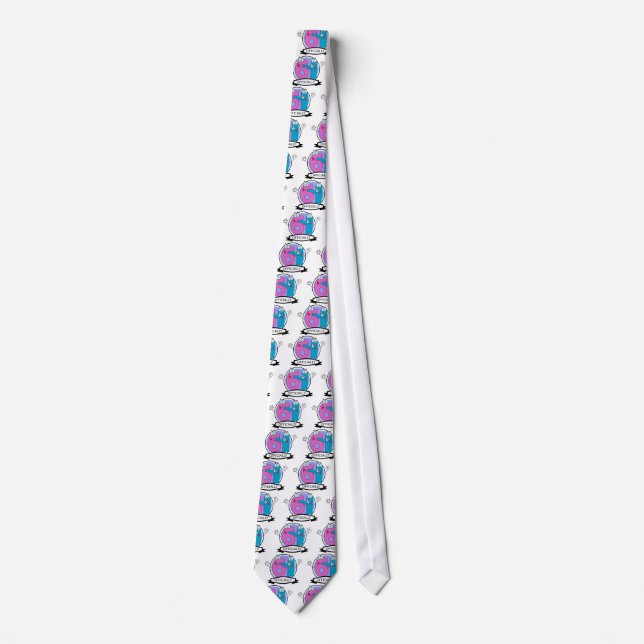 Officially 64 Birthday Banner Tie (Front)
