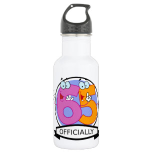 Officially 65 Birthday Banner 532 Ml Water Bottle