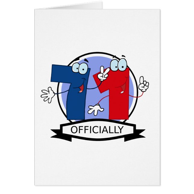 Officially 71 Birthday Banner (Front)