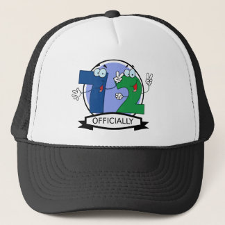 Officially 72 Birthday Banner Trucker Hat